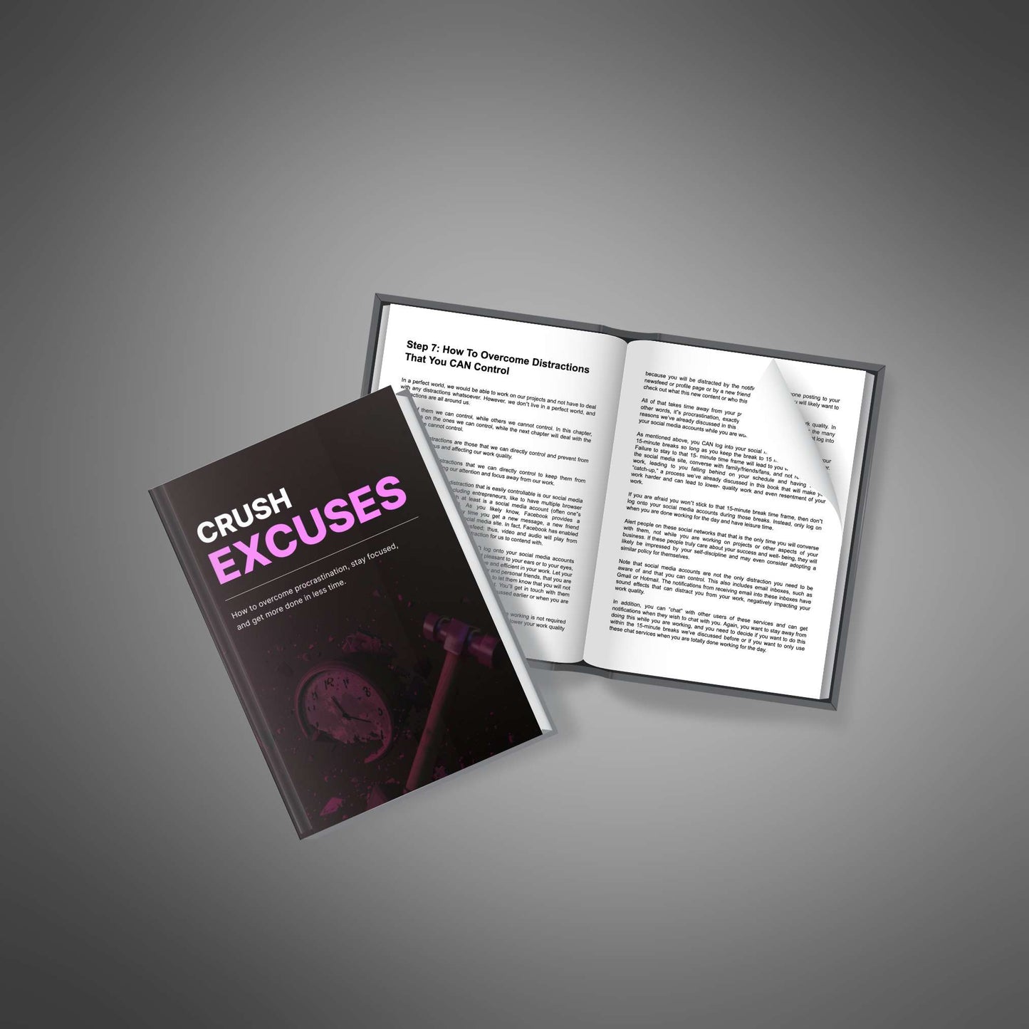 Crush Excuses: Overcome Procrastination & Boost Productivity