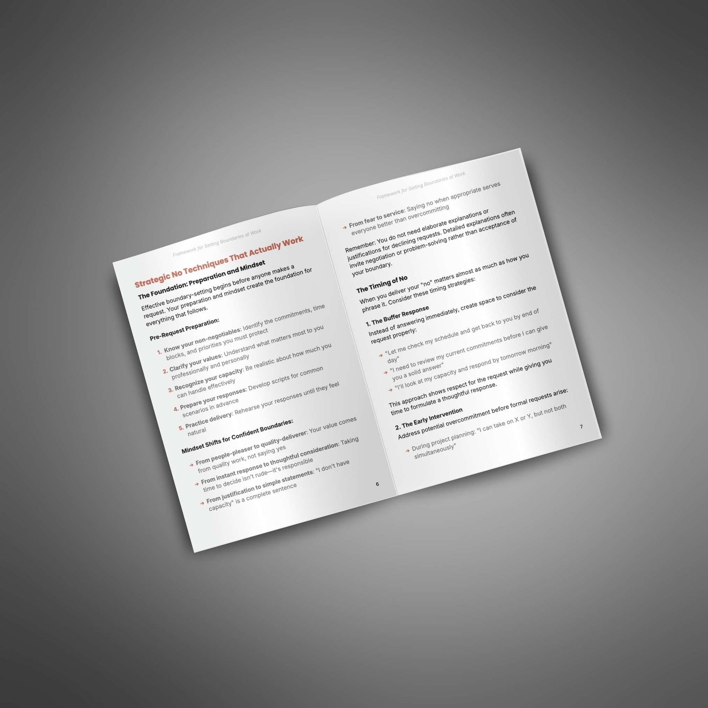 Framework for Setting Boundaries at Work – Take Back Your Time