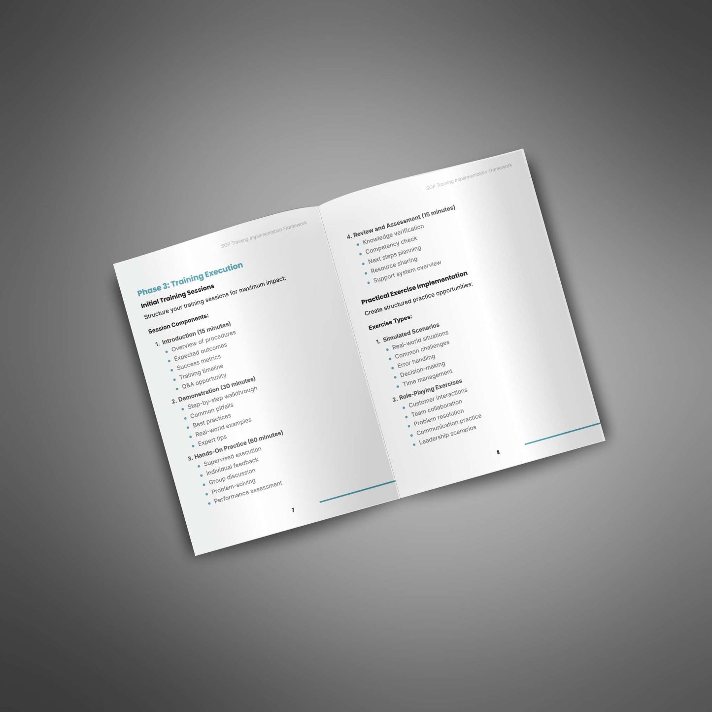 SOP Training Implementation Framework – Turn Procedures into Team Performance