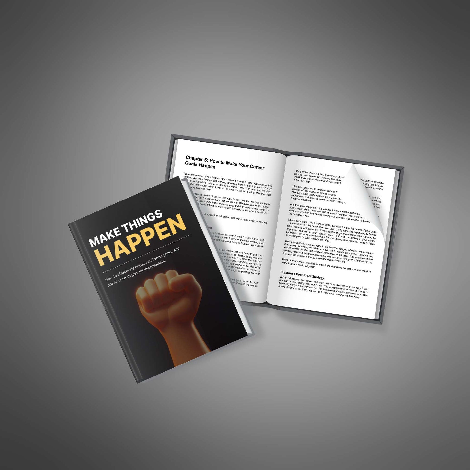 Make Things Happen Goal Setting & Action Guide Success