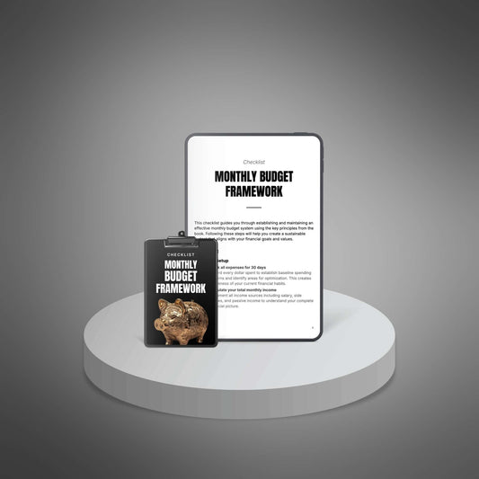 Monthly Budget Framework – Take Control of Your Finances, One Month at a Time