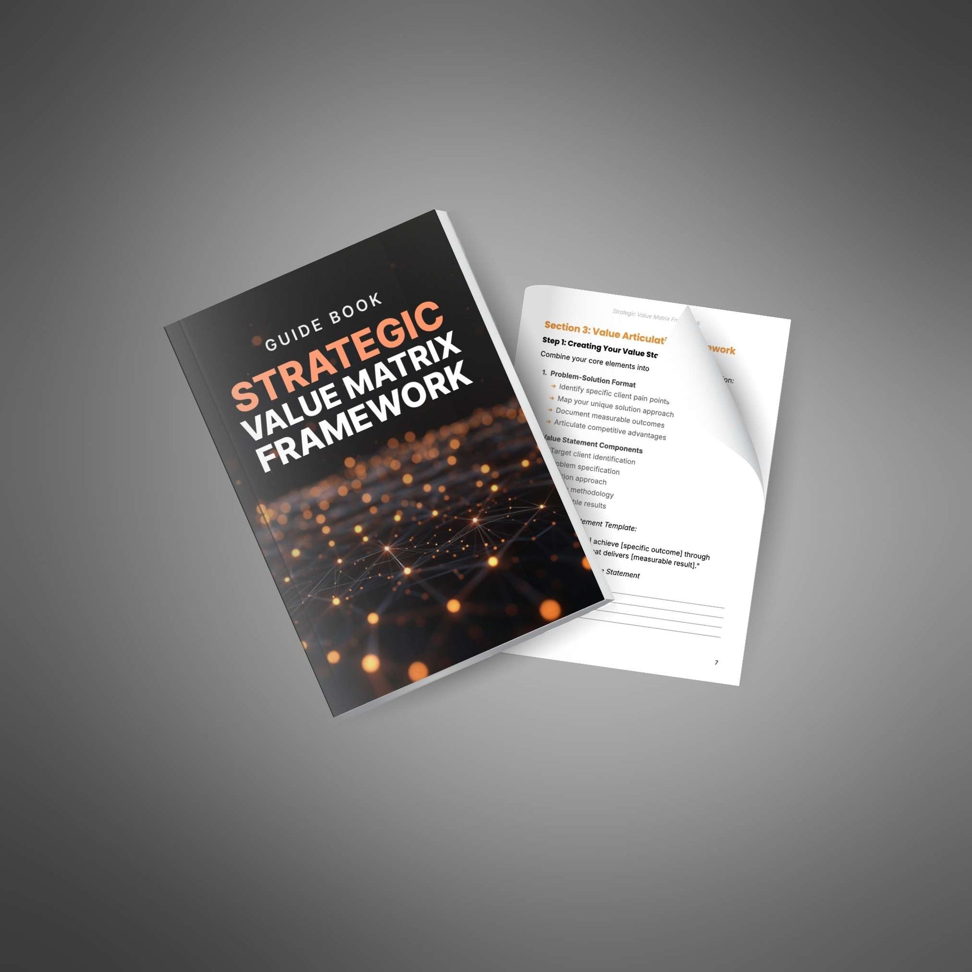 Strategic Value Matrix Framework – Position Profit Deliver Impact