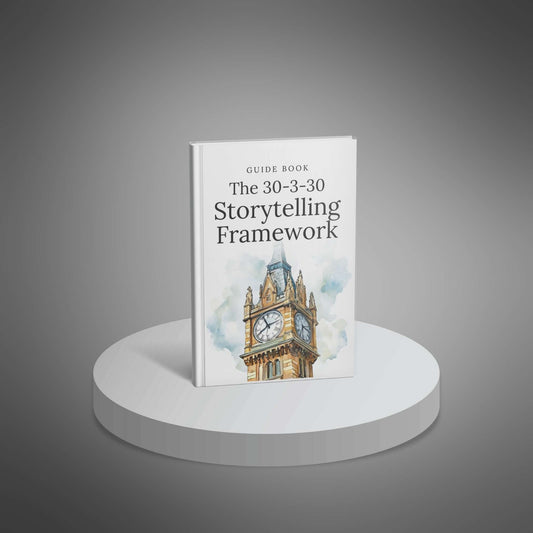 30-3-30 Storytelling Framework – One Story. Three Versions. Total Impact.