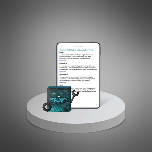 The Repurposing Stack – Multiply Your Content, Maximize Your Reach